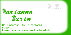 marianna murin business card